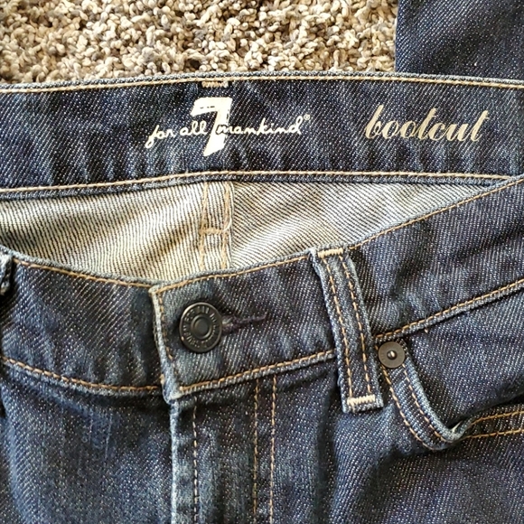 7 for all mankind bootcut jeans size 27 - Picture 2 of 9